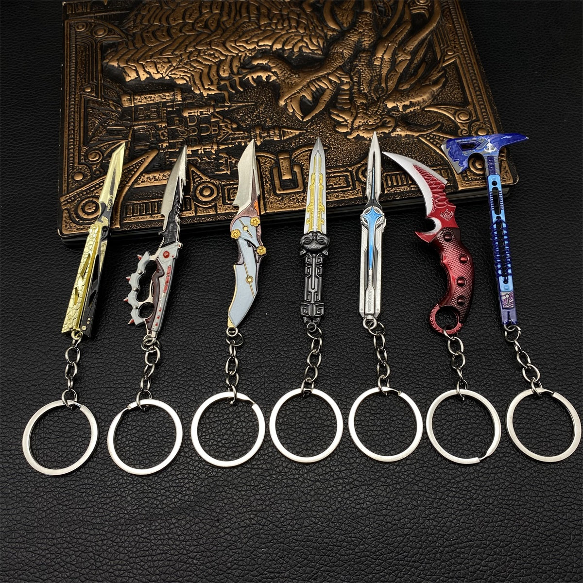 Metal Delta Force Melee Weapon Keychain