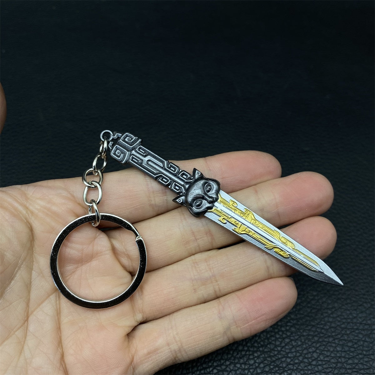 Metal Delta Force Melee Weapon Keychain