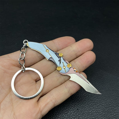 Metal Delta Force Melee Weapon Keychain