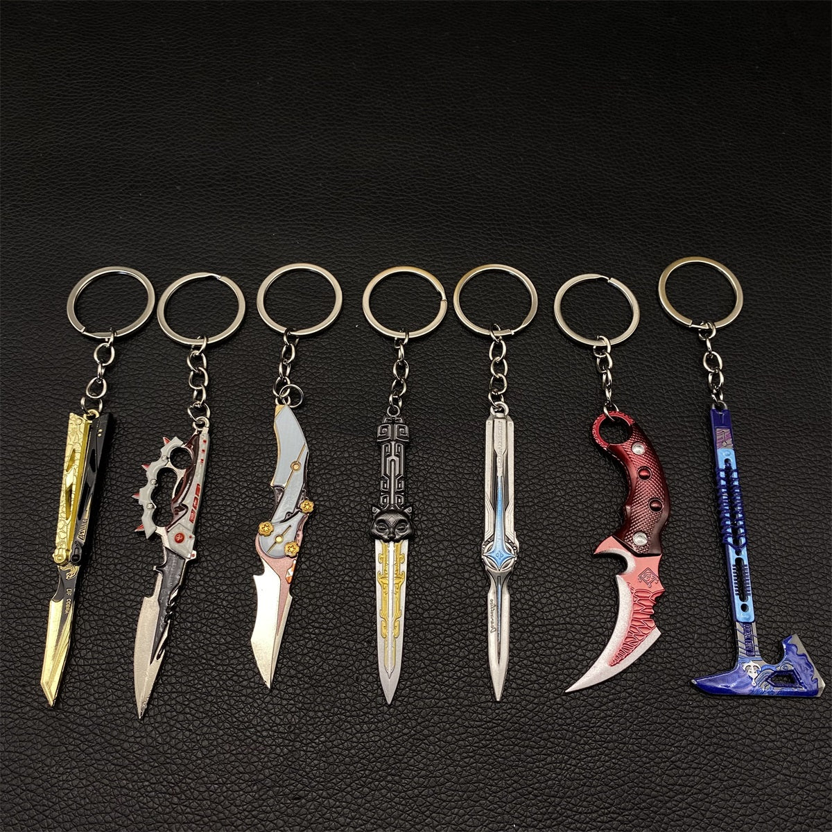 Metal Delta Force Melee Weapon Keychain