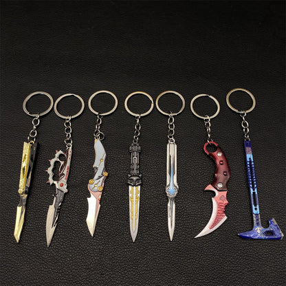 Metal Delta Force Melee Weapon Keychain