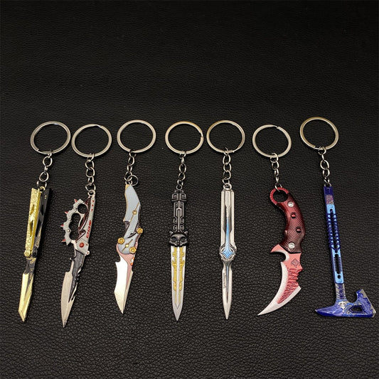 Metal Delta Force Melee Weapon Keychain