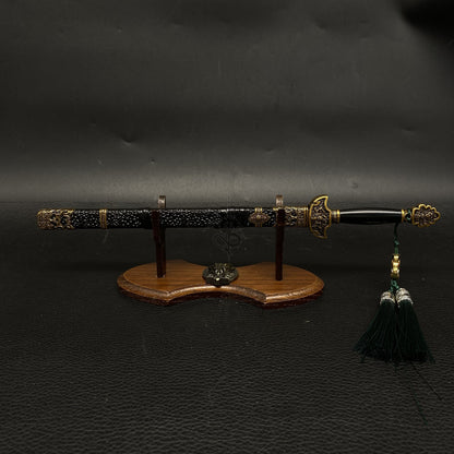 Ancient Zhong Kui's Demon-slaying Sword Metal Mini Replica