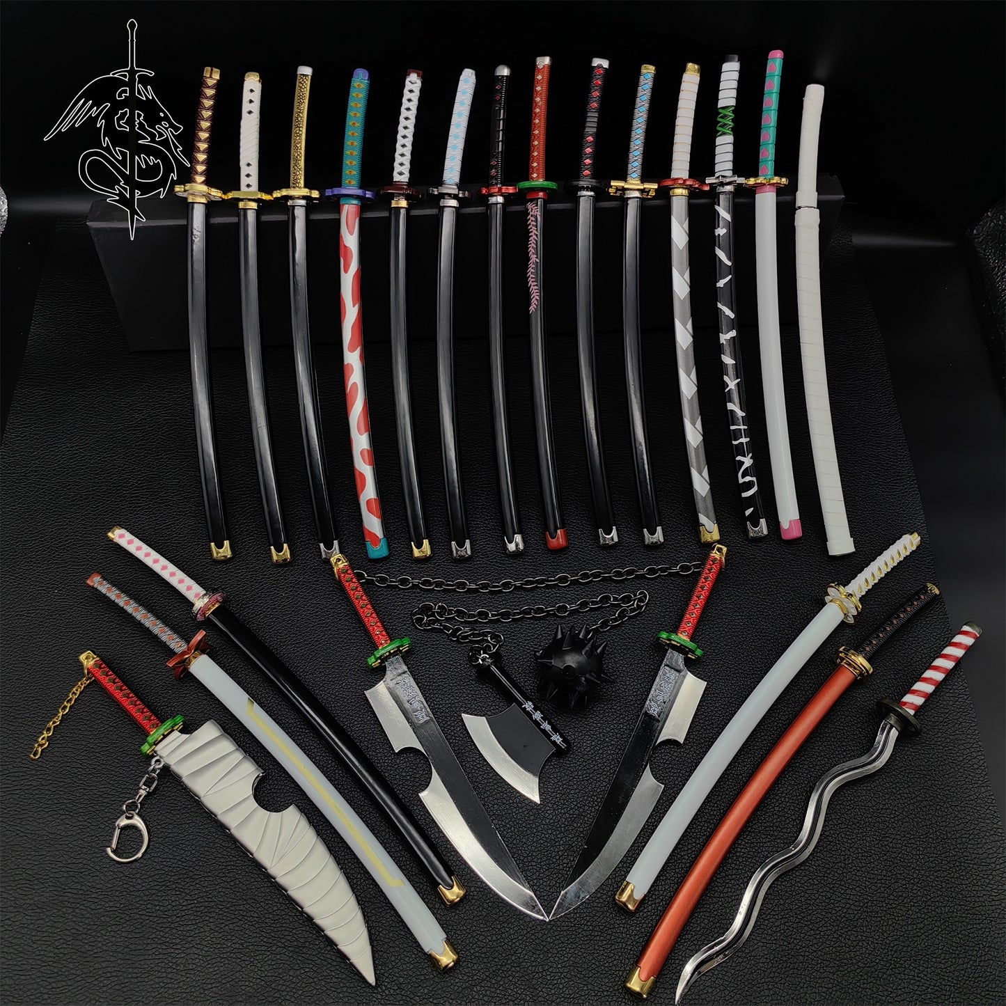 Metal Tiny Demon Killer Katanas Nichirin Swords