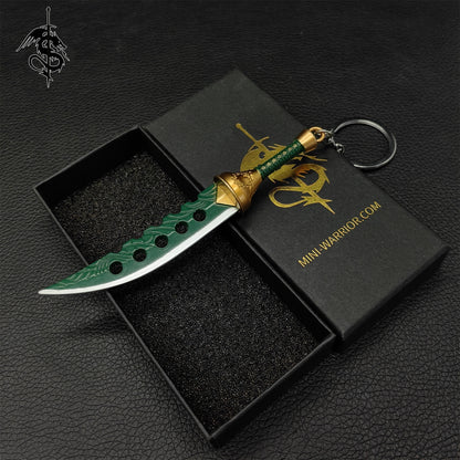 Mini Meliodas Demon Sword Keychain Lostvayne Metal Replica