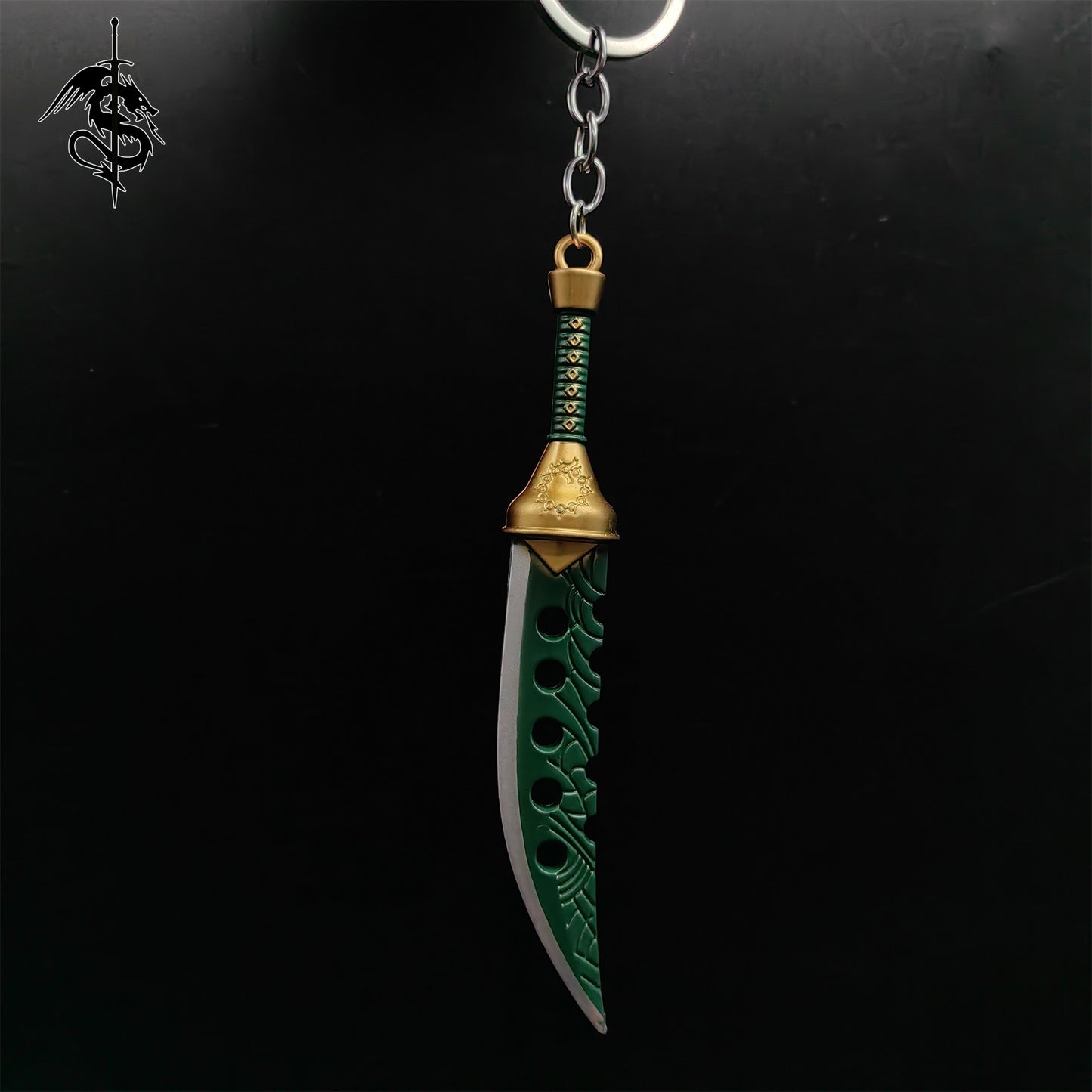 Mini Meliodas Demon Sword Keychain Lostvayne Metal Replica