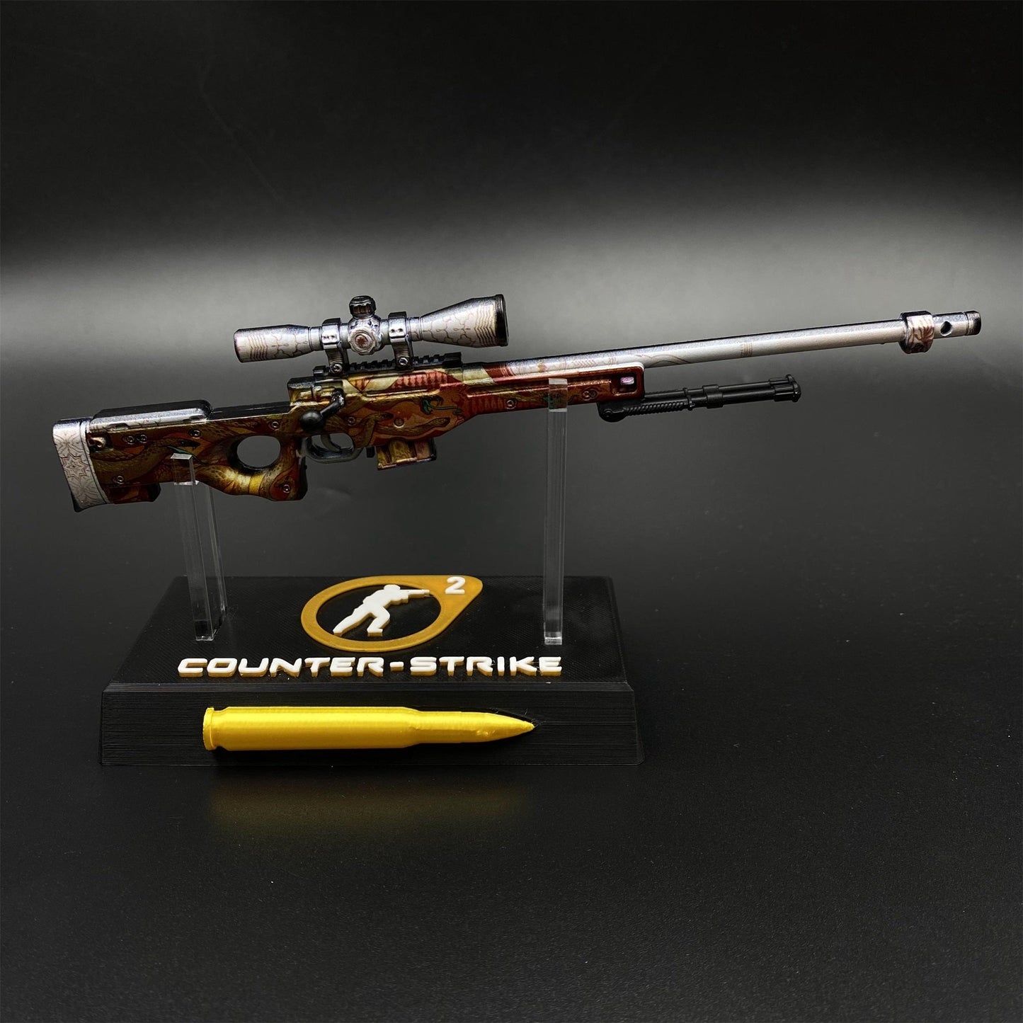 Hot Game CS2 Desert Hydra AWP Metal Replica Game Prop Collectible