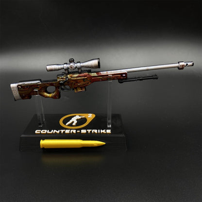 Hot Game CS2 Desert Hydra AWP Metal Replica Game Prop Collectible