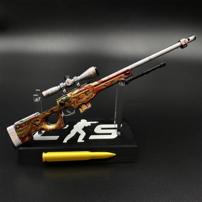 Hot Game CS2 Desert Hydra AWP Metal Replica Game Prop Collectible