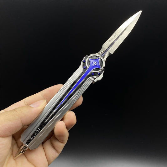 Luminous Delta Force Desmoulins' Edge Metal Dull Blade Replica For Collection