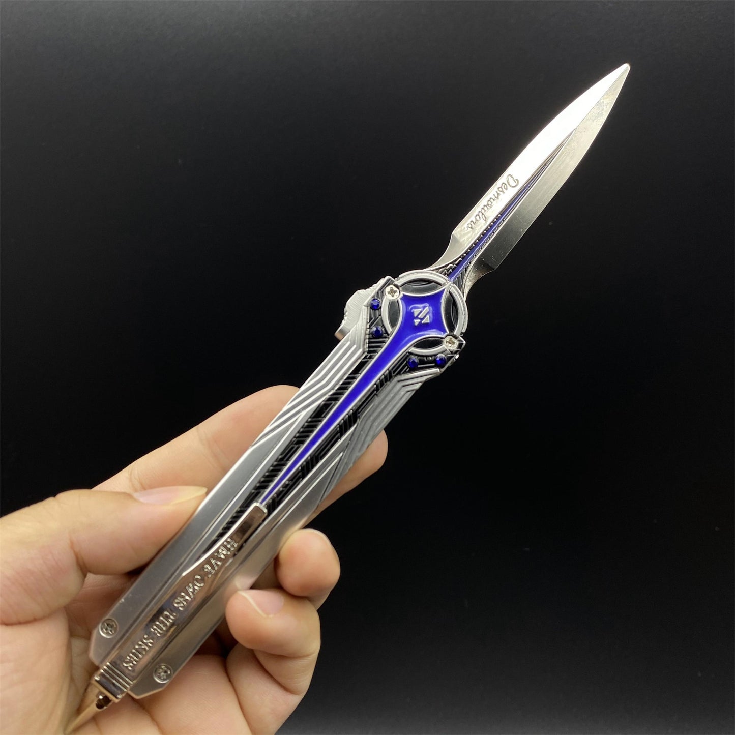 Luminous Delta Force Desmoulins' Edge Metal Dull Blade Replica For Collection