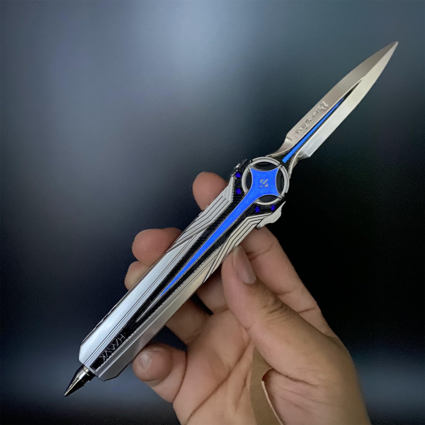 Luminous Delta Force Desmoulins' Edge Metal Dull Blade Replica For Collection