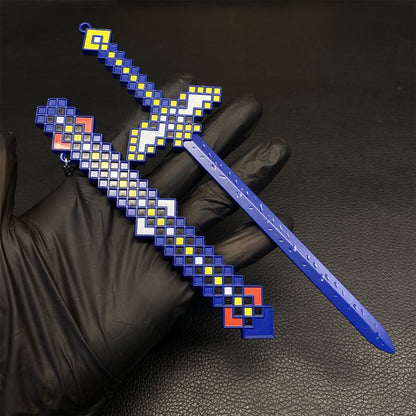 Minecraft Diamond Sword Metal Miniature
