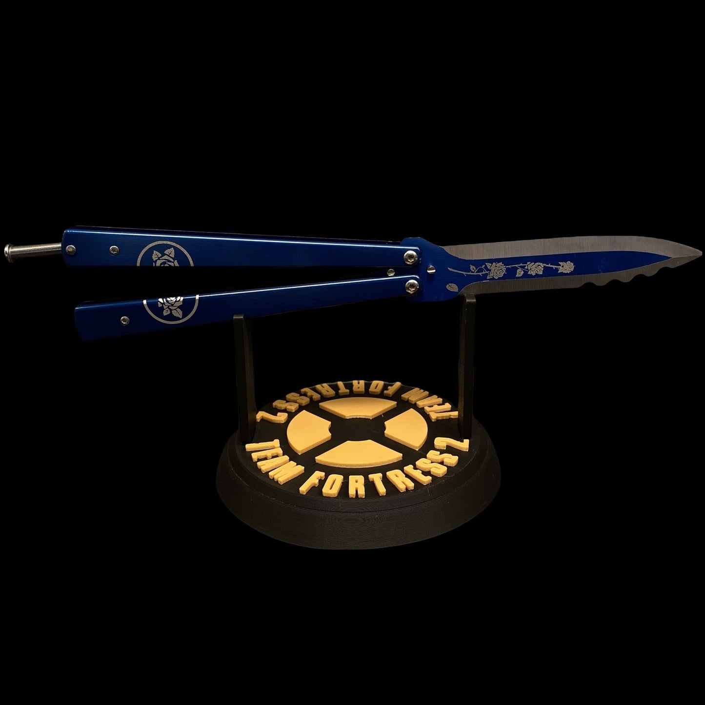 3D Printing Spy & TF2 Black Rose Balisong Display Holder