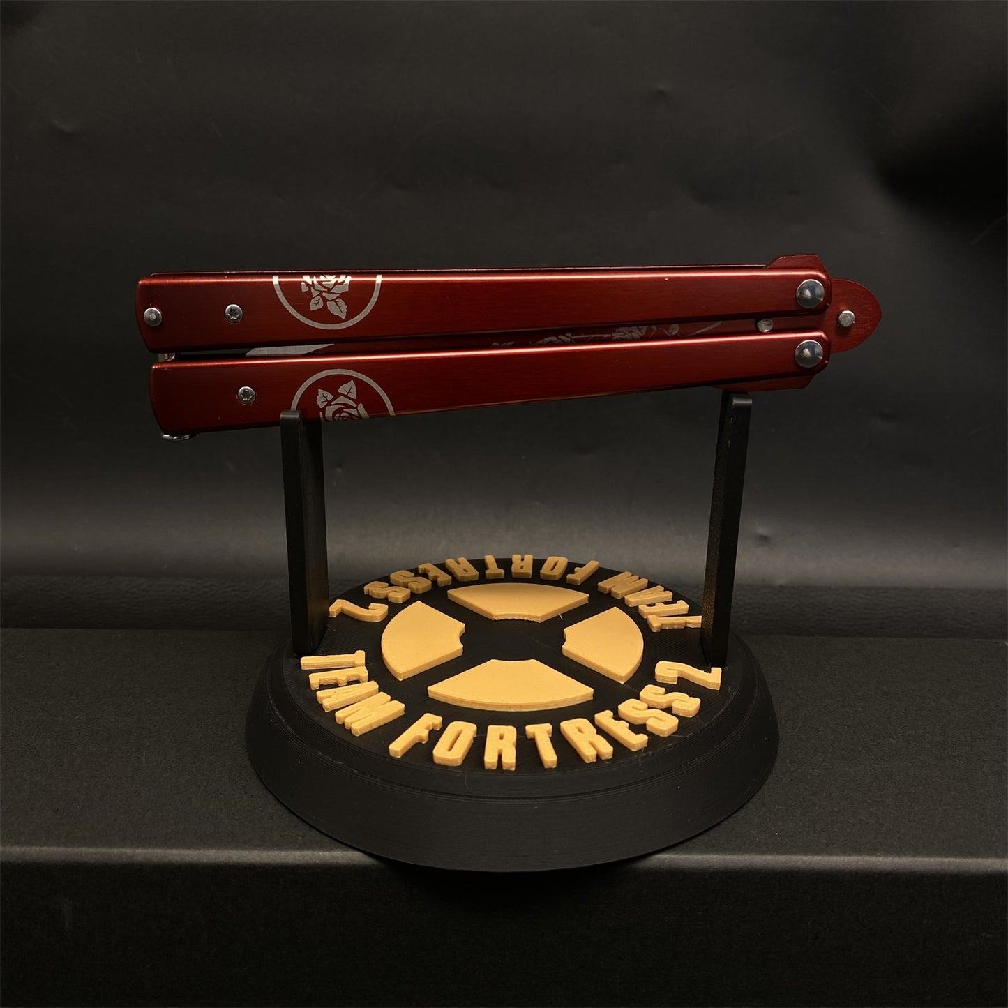 3D Printing Spy & TF2 Black Rose Balisong Display Holder