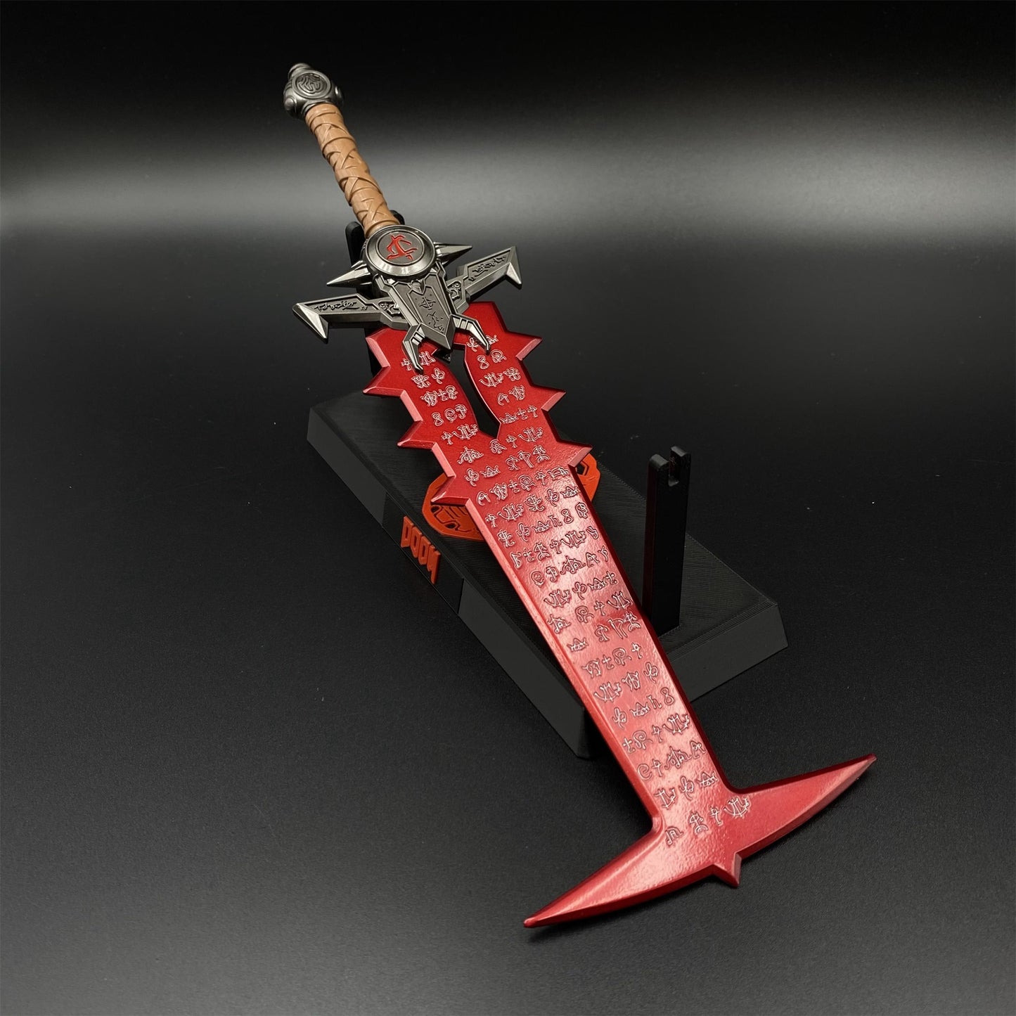 Metal Crucible Sword Miniature 30CM/11.8" - Dull Blade Game Collectibles