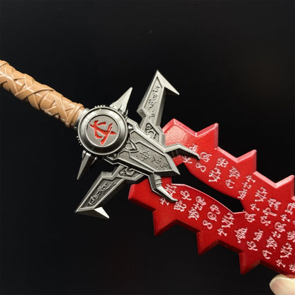 Metal Crucible Sword Miniature 30CM/11.8" - Dull Blade Game Collectibles