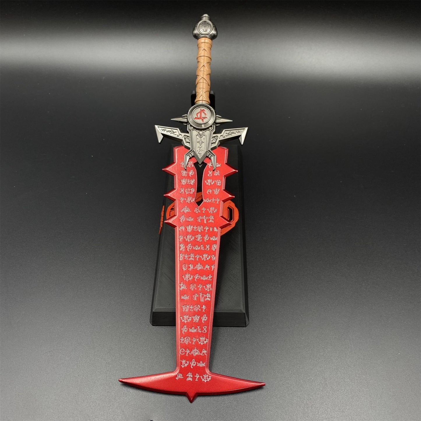 Metal Crucible Sword Miniature 30CM/11.8" - Dull Blade Game Collectibles
