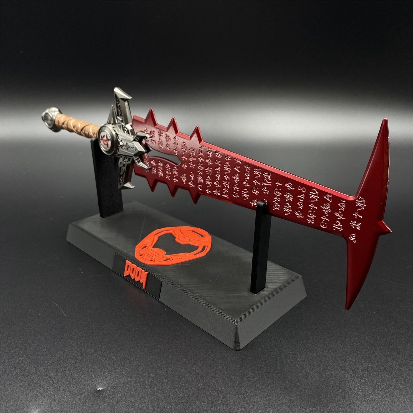 Metal Crucible Sword Miniature 30CM/11.8" - Dull Blade Game Collectibles