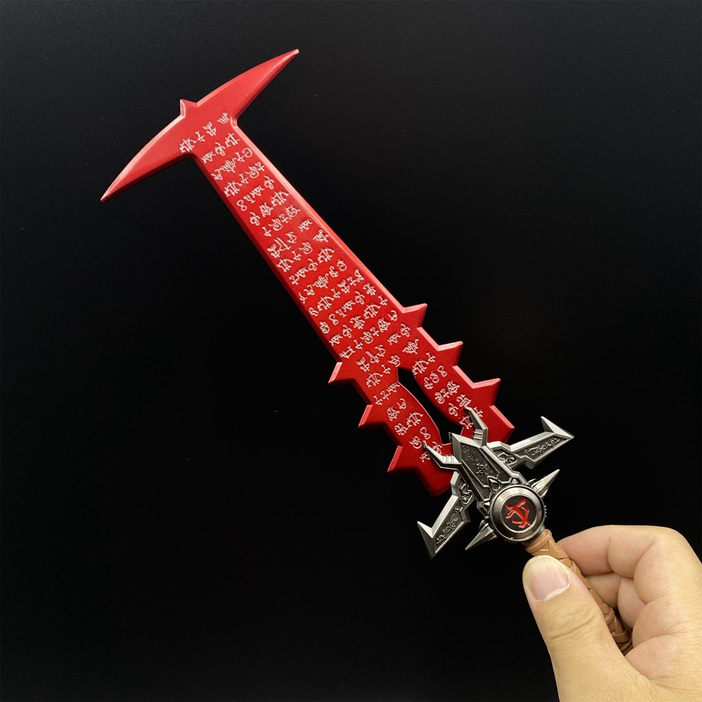 Metal Crucible Sword Miniature 30CM/11.8" - Dull Blade Game Collectibles
