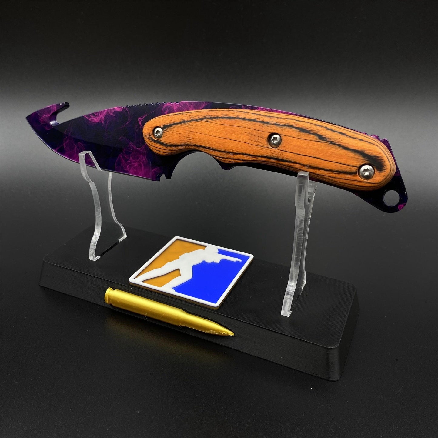 Outdoor CS Doppler Gut Knife 420 Steel Camping Knife
