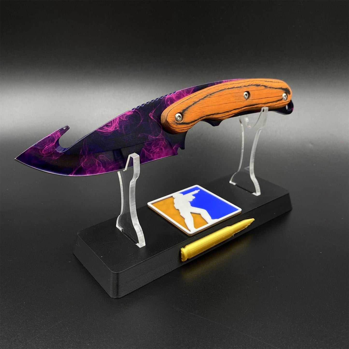 Outdoor CS Doppler Gut Knife 420 Steel Camping Knife