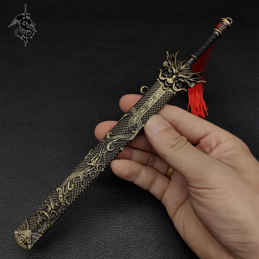 Famous Chinese Anime Prop Doze Dragon Sword Metal Replica