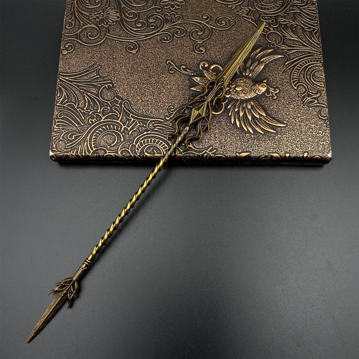 Soul Land Golden Dragon Spear Metal Miniature 30CM/11.8"