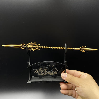 Soul Land Golden Dragon Spear Metal Miniature 30CM/11.8"