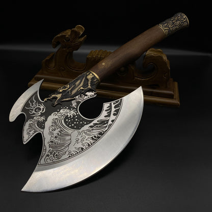 Collective Dragon Axe Brass Dragon King Battle Axe