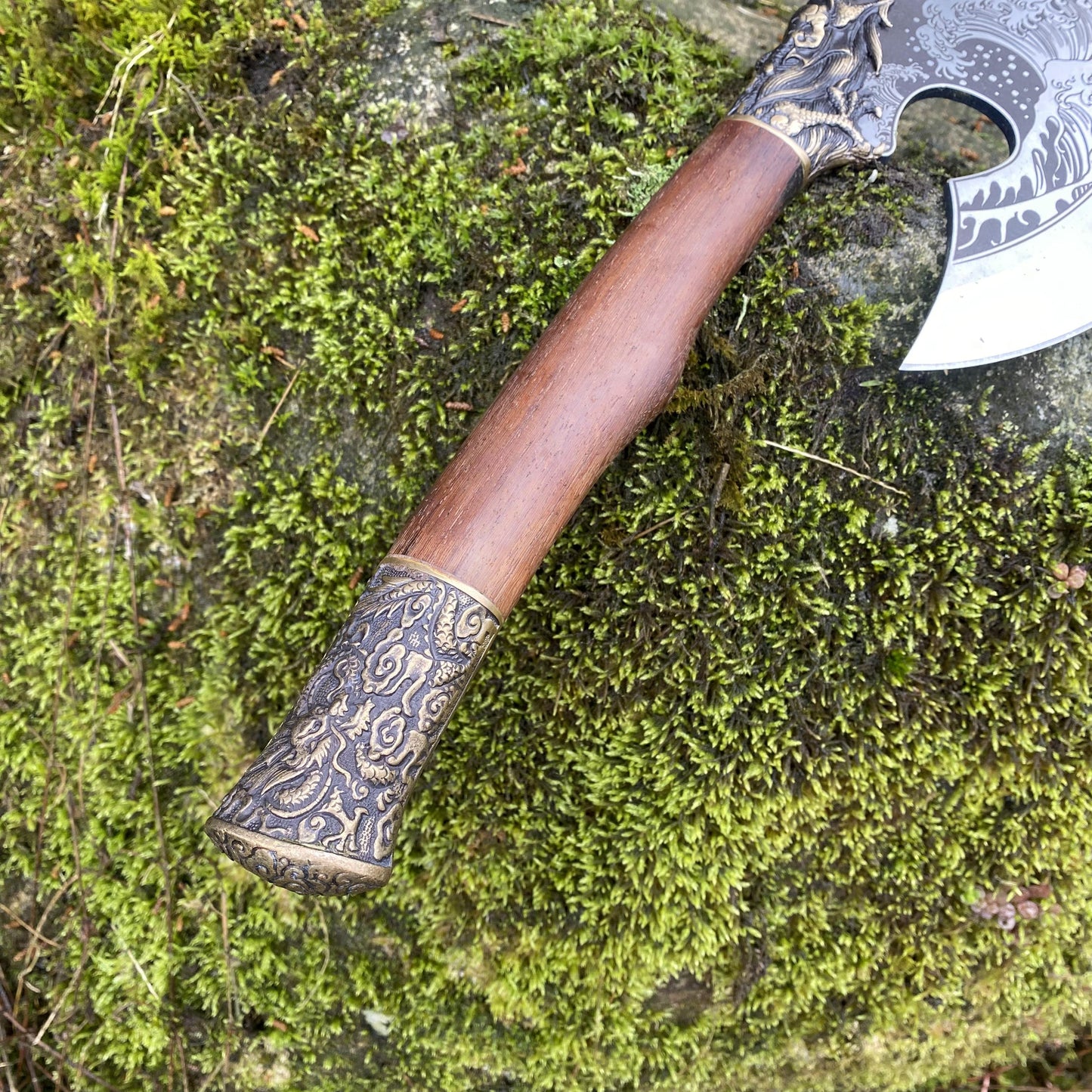 Collective Dragon Axe Brass Dragon King Battle Axe
