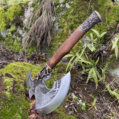 Collective Dragon Axe Brass Dragon King Battle Axe