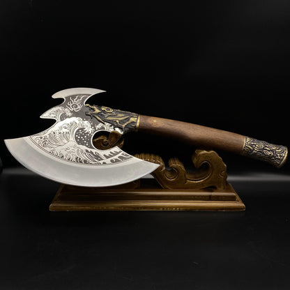 Collective Dragon Axe Brass Dragon King Battle Axe