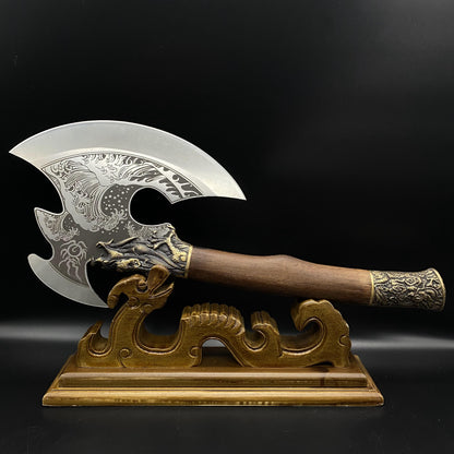 Collective Dragon Axe Brass Dragon King Battle Axe