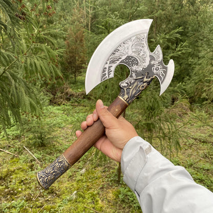 Collective Dragon Axe Brass Dragon King Battle Axe
