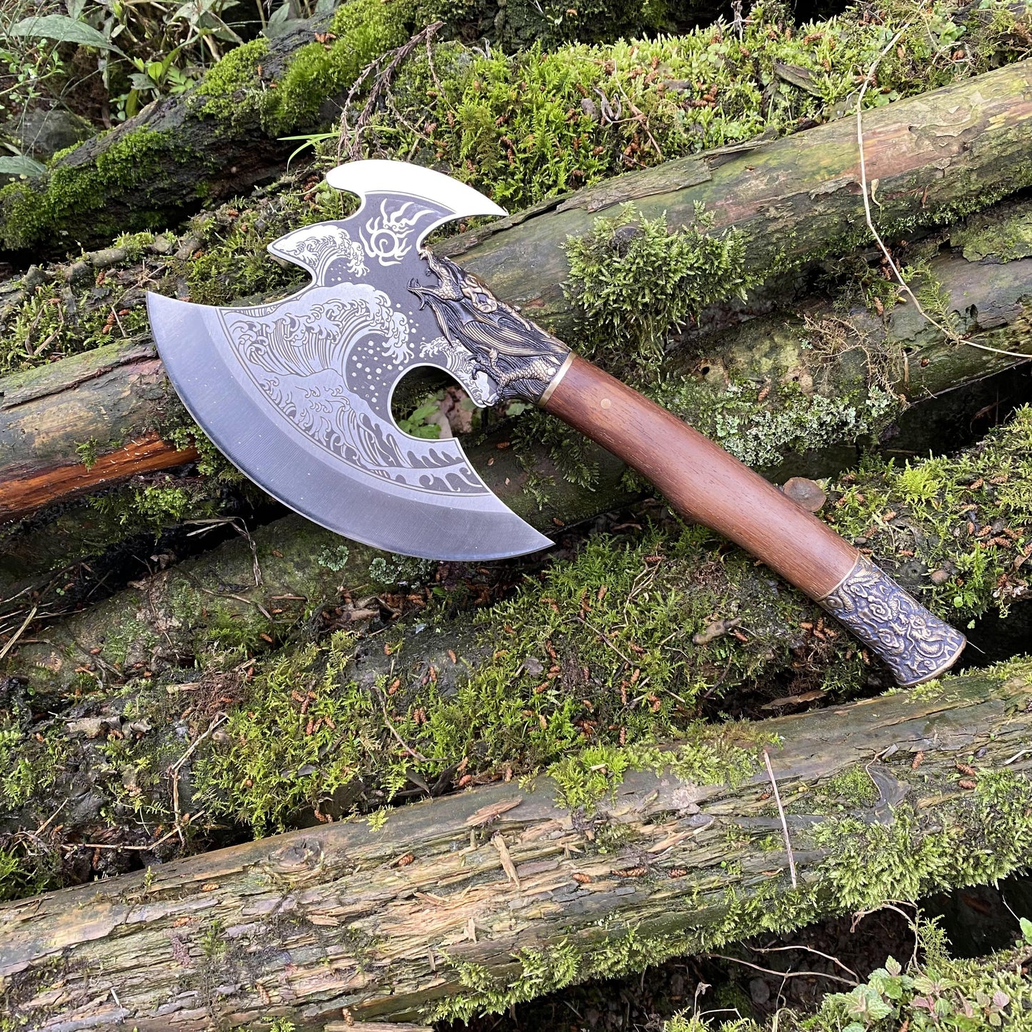 Collective Dragon Axe Brass Dragon King Battle Axe