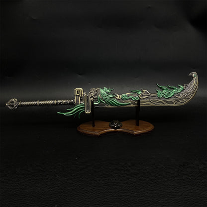 Dragon Sparrow Broad Knife Metal Mini Replica