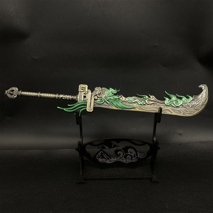 Dragon Sparrow Broad Knife Metal Mini Replica
