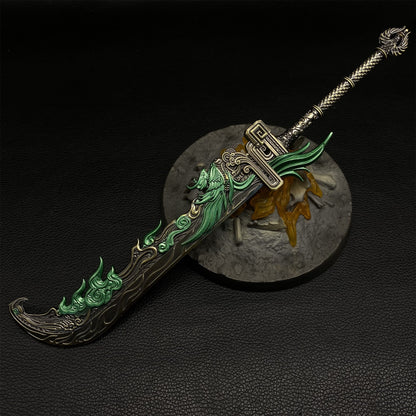 Dragon Sparrow Broad Knife Metal Mini Replica