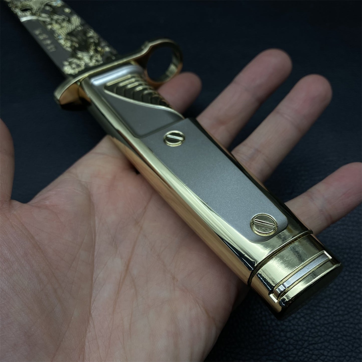 DF Dragon Tooth Knife Metal Blunt Prop 32CM/12.6"