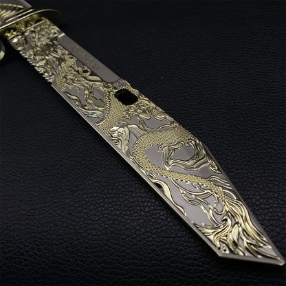 DF Dragon Tooth Knife Metal Blunt Prop 32CM/12.6"