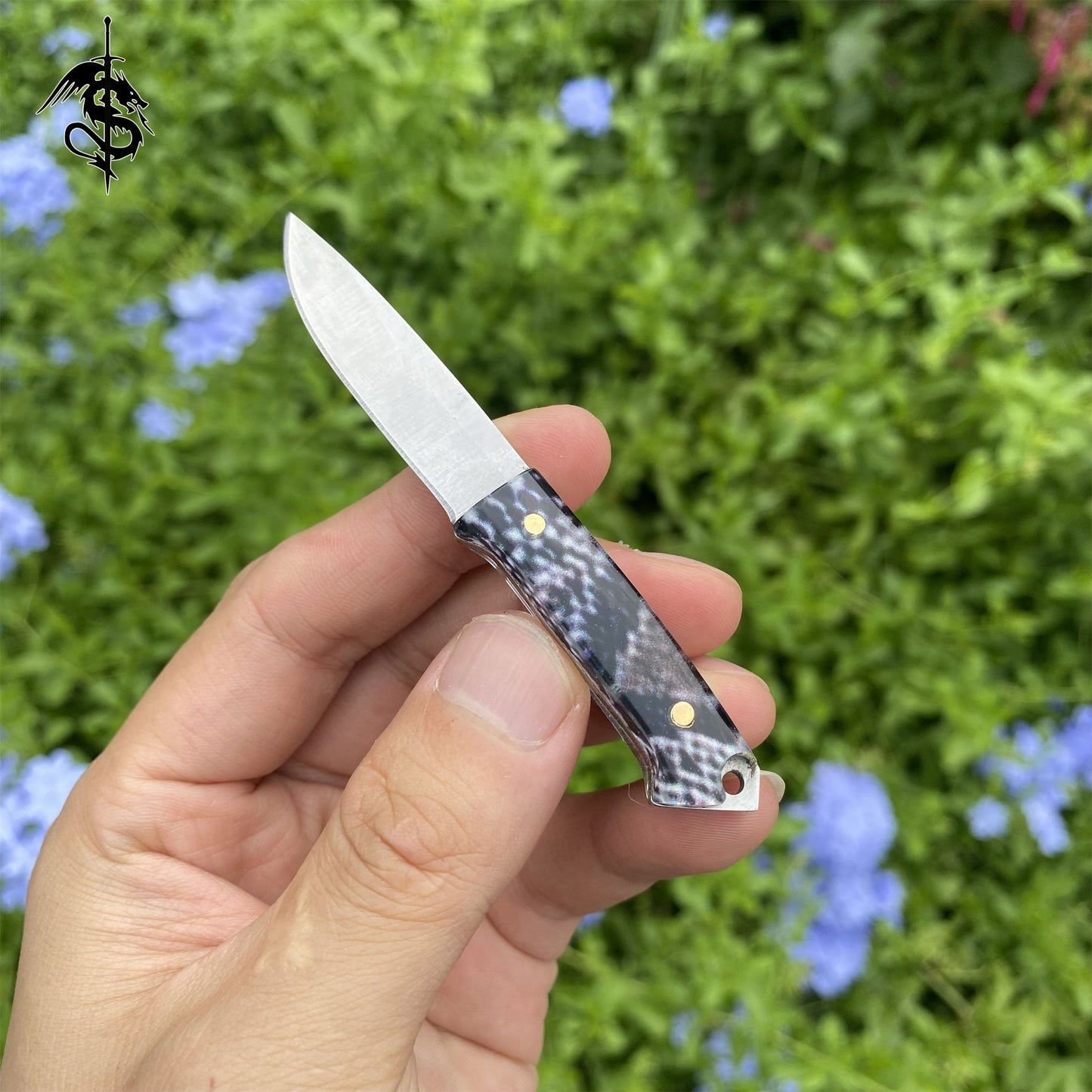 High-End Acrylic Handle Mini EDC Unboxing Knife