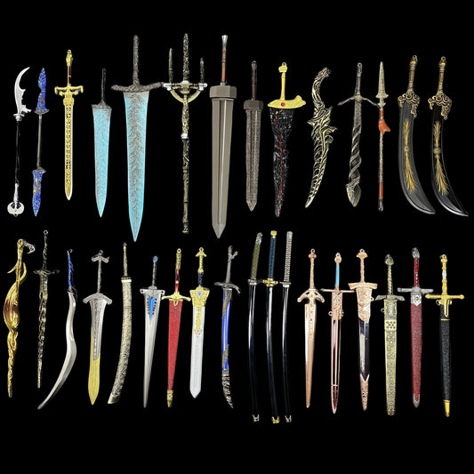 ER Swords Weapons Metal Replicas Miniature All