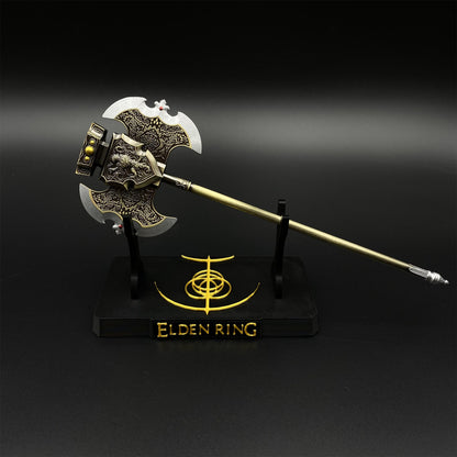 Axe of Godrick Soul Game Metal Axe Miniature For Collection