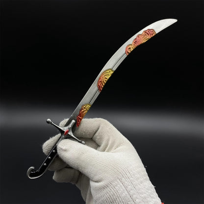Soul Game Metal Tiny Shamshir Blade Sword Miniature