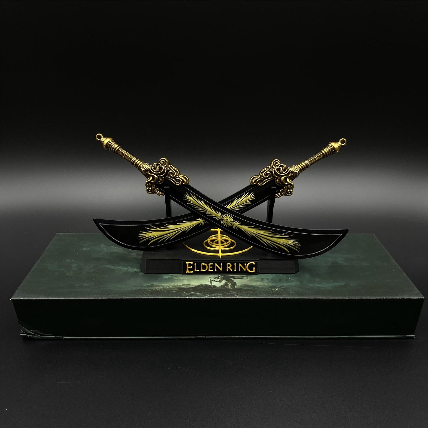 Classical Soul Game Swords Elden Gamer Gift Box With 3D Printed Display Stand