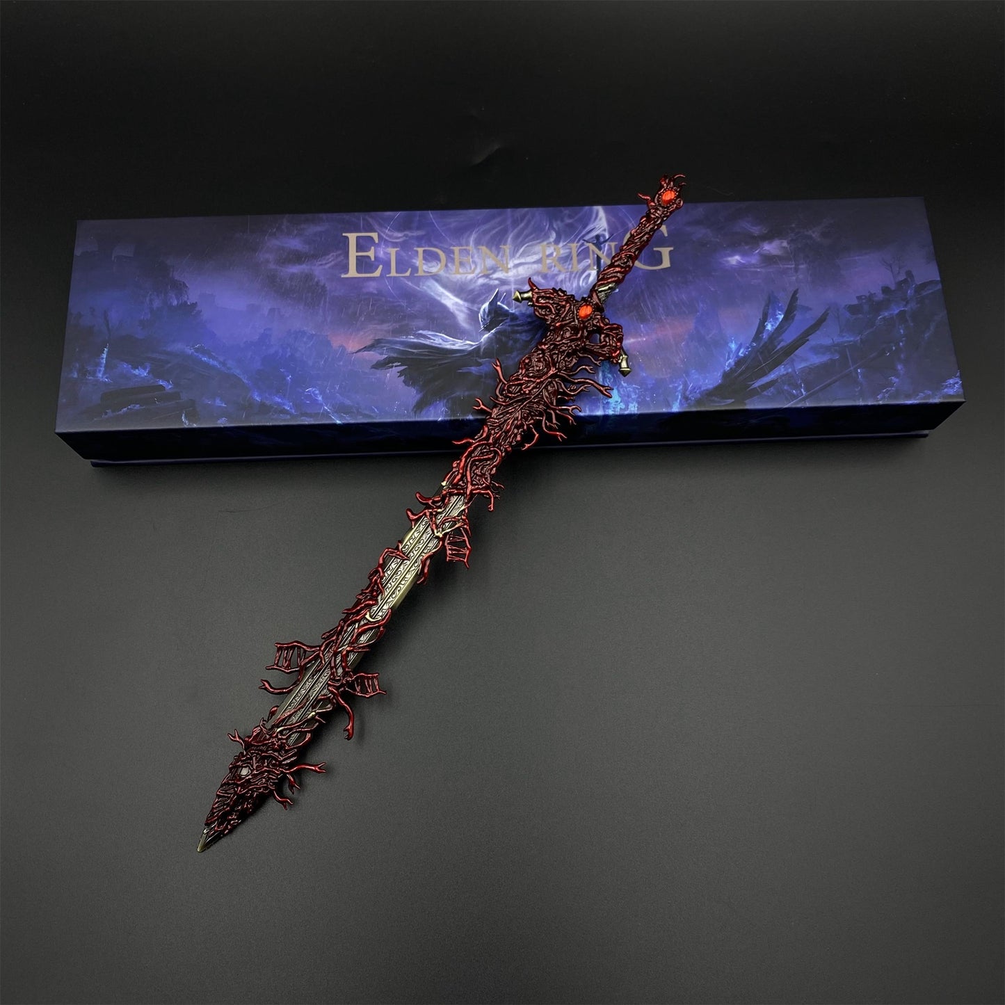 Classical Soul Game Swords Elden Gamer Gift Box With 3D Printed Display Stand