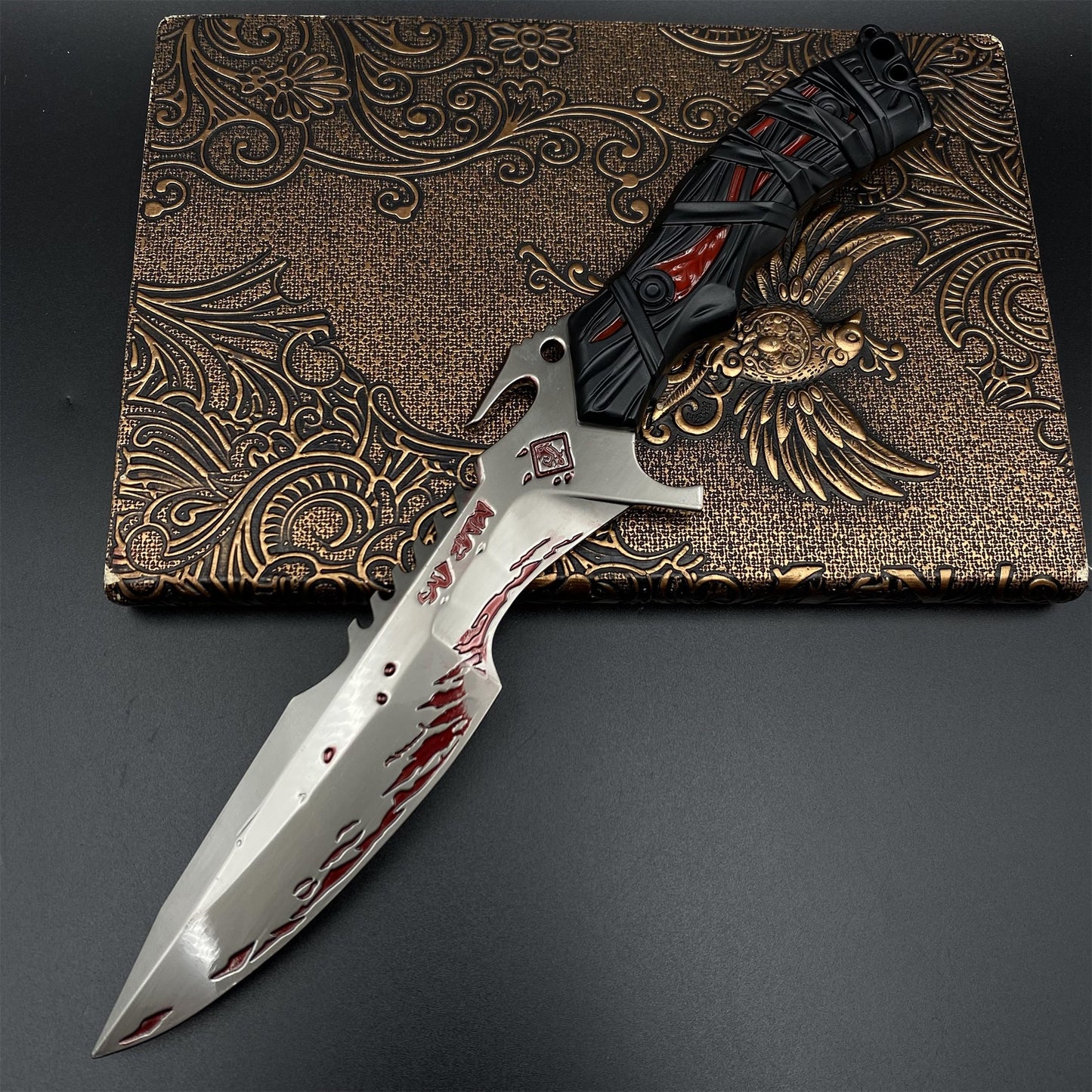 Delta Force Executioner Dagger 1:1 Scale Metal Replica - Blunt Blade Asara's Blade Collectibles