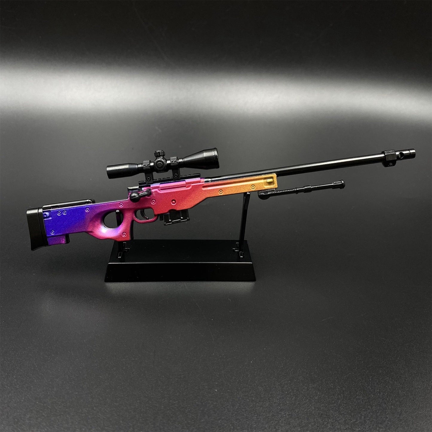 Hot Game CS2 Tiny Gun Fade AWP Metal Replica Game Prop Collectible