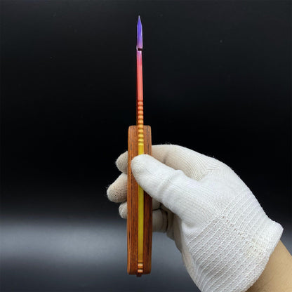 420 Steel CS2 Spectrum Fade Knife Collectible Model Outdoor Camping Knife